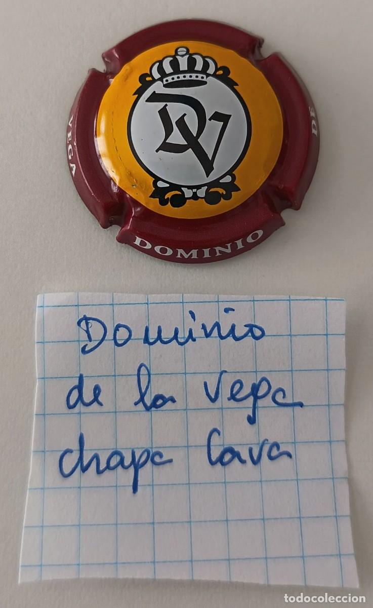 Coleccionismo de cava: Chapa de cava. Dominio de la Vega. - Foto 7