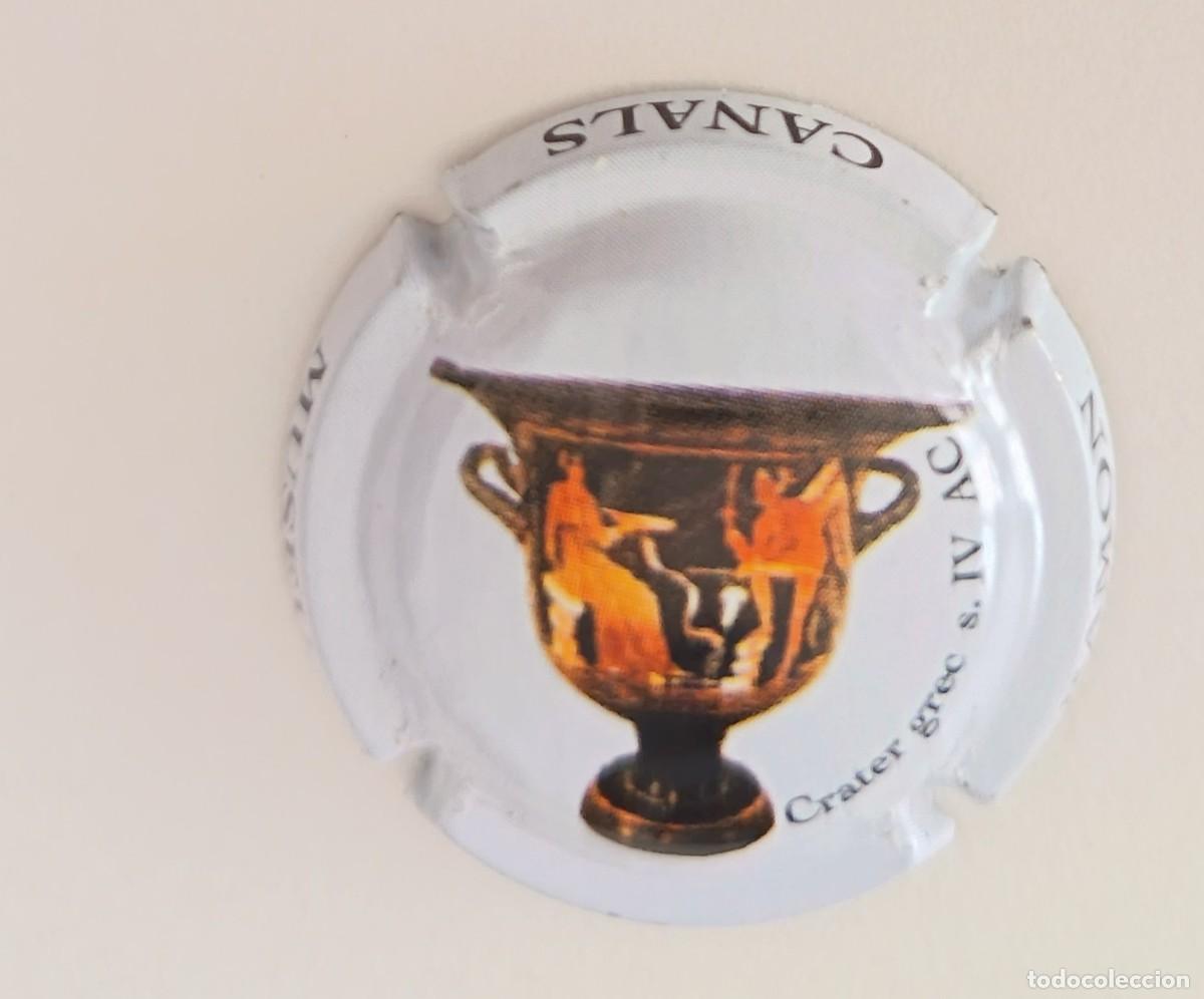 Coleccionismo de cava: Chapa de cava. Ramon Canals. Museu Crater Grec. Siglo IV A.C.