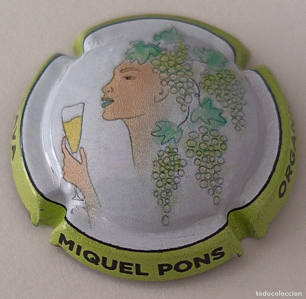 Coleccionismo de cava: Chapa de cava. Miquel Pons. By Mariona. Organic.