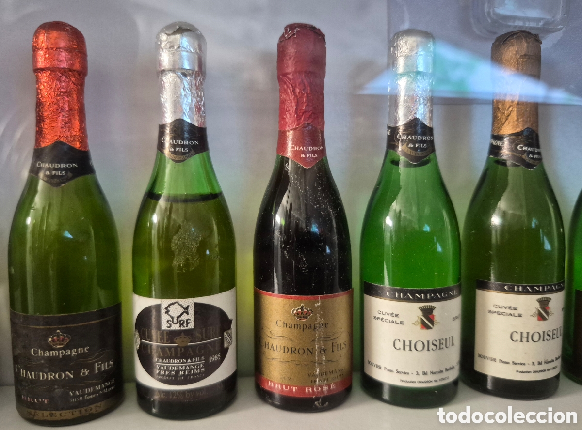 Coleccionismo de cava: COLECCI&Oacute;N &Uacute;NICA DE MINIATURAS CHAMPAGNE