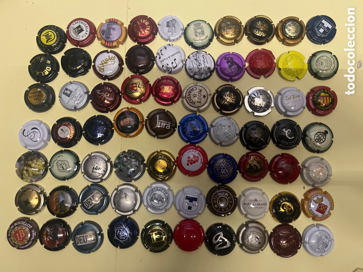 Collectionnisme de cava: T3/A7/10. LOTE DE 70 PLACAS DE CAVA - VARIADO