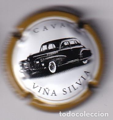 Coleccionismo de cava: PLACA DE CAVA VI&Ntilde;A SILVIA DE UN COCHE DE EPOCA (CAPSULE) COCHE-CAR