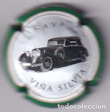 Coleccionismo de cava: PLACA DE CAVA VI&Ntilde;A SILVIA DE UN COCHE DE EPOCA (CAPSULE) COCHE-CAR