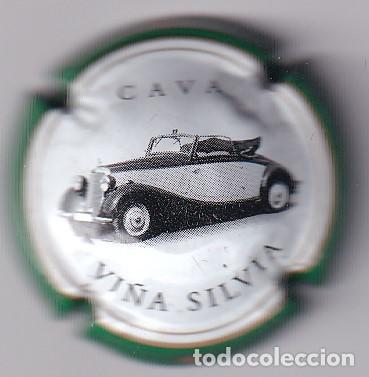 Coleccionismo de cava: PLACA DE CAVA VI&Ntilde;A SILVIA DE UN COCHE DE EPOCA (CAPSULE) COCHE-CAR