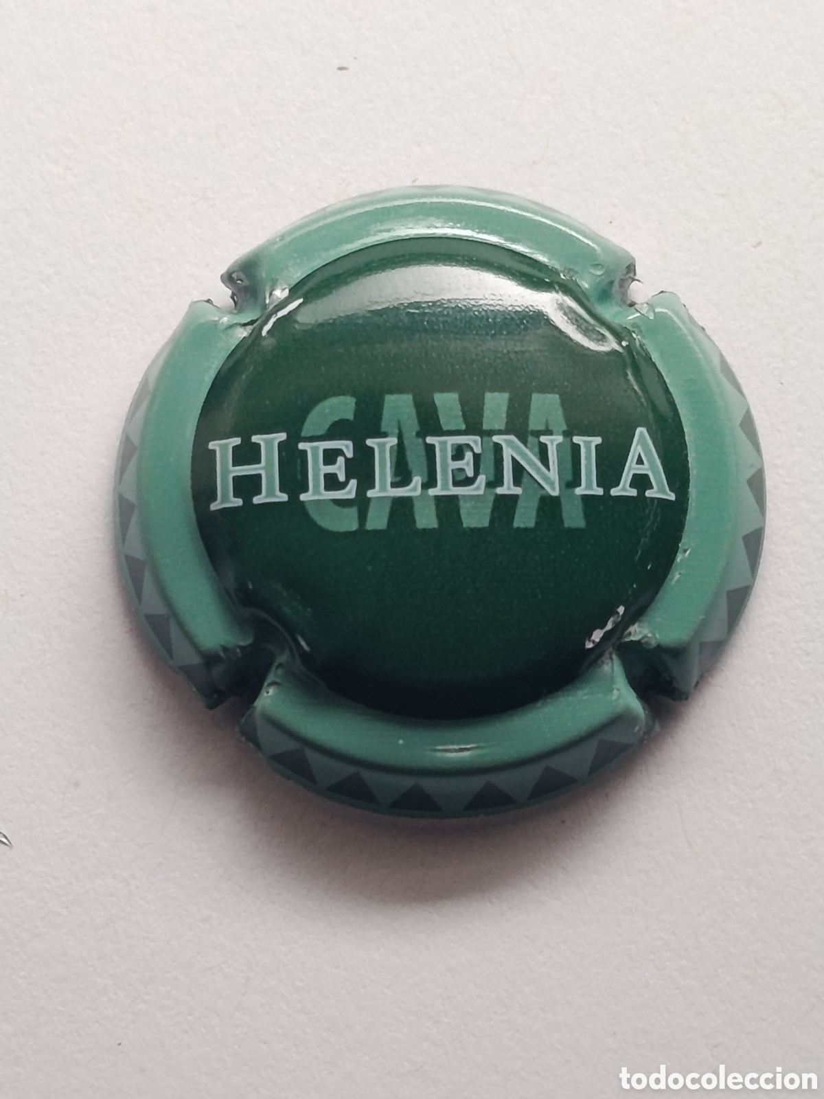 Coleccionismo de cava: Placa de cava Helenia