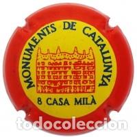 Coleccionismo de cava: PLACA DE CAVA - PIRULES - Monuments de Catalunya 8 Casa Mil&agrave;. - X 3518
