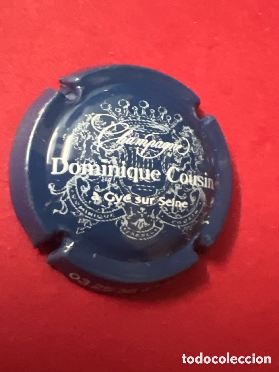 Coleccionismo de cava: T4/X31/25. PLACA DE CHAMPAGNE - DOMINIQUE COUSIN