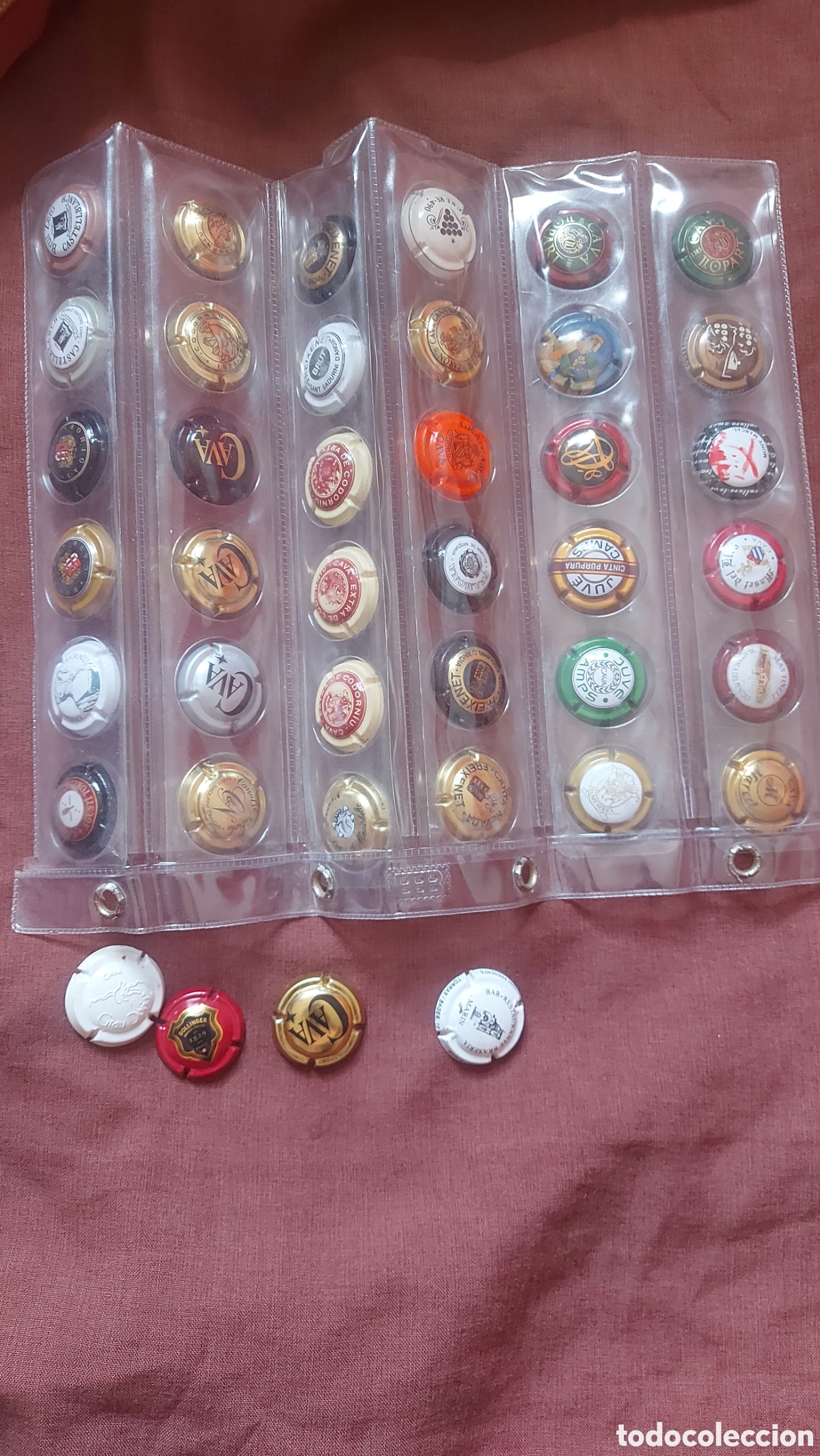 Coleccionismo de cava: COLECCI&Oacute;N DE 40 CHAPAS DE CAVA - Foto 1