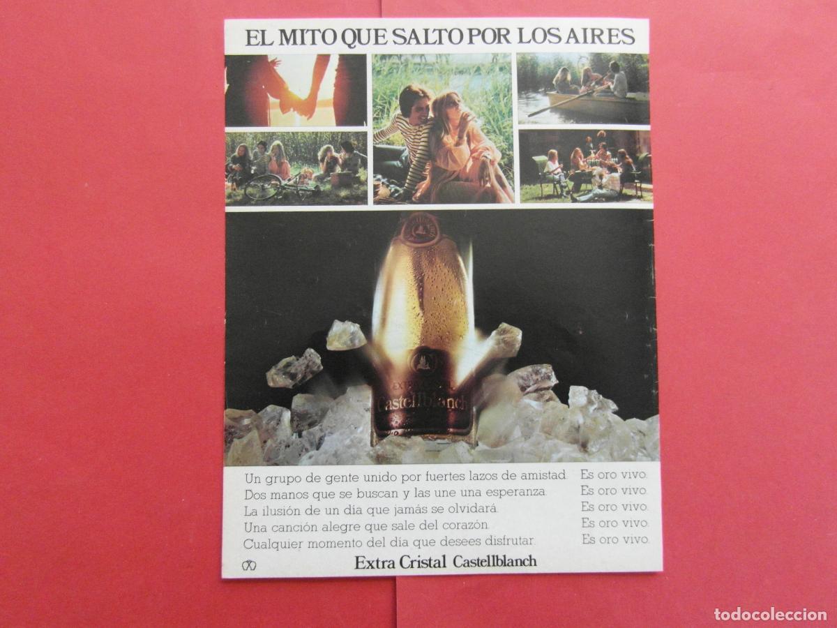 Collectionnisme de cava: PUBLICIDAD 1975 - CASTELLBLANCH CAVA CHAMPAN