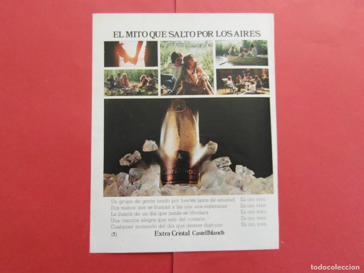Collectionnisme de cava: PUBLICIDAD 1975 - CASTELLBLANCH CAVA CHAMPAN