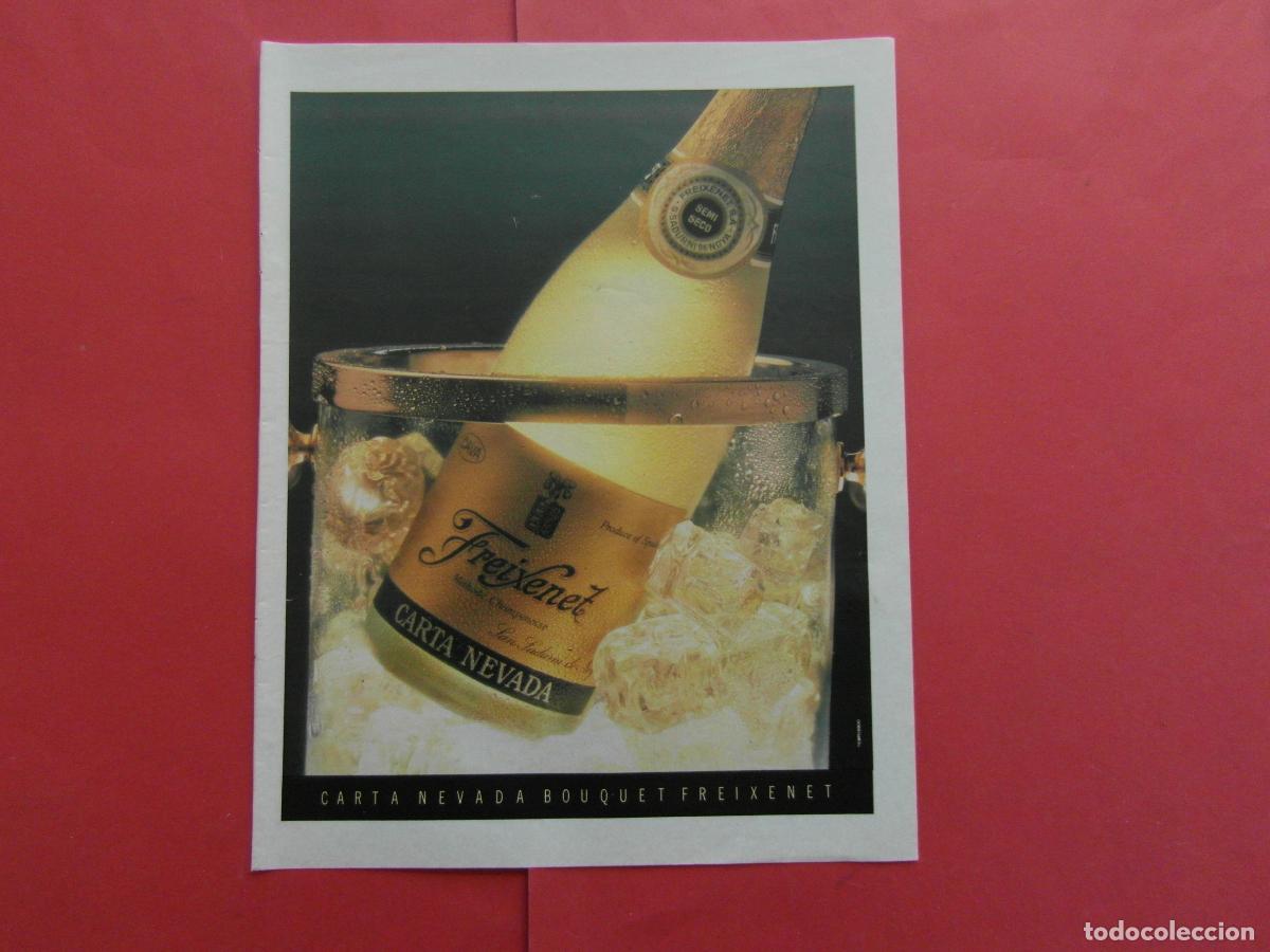 Collectionnisme de cava: PUBLICIDAD 1975 - FREIXENET CARTA NEVADA CAVA CHAMPAN