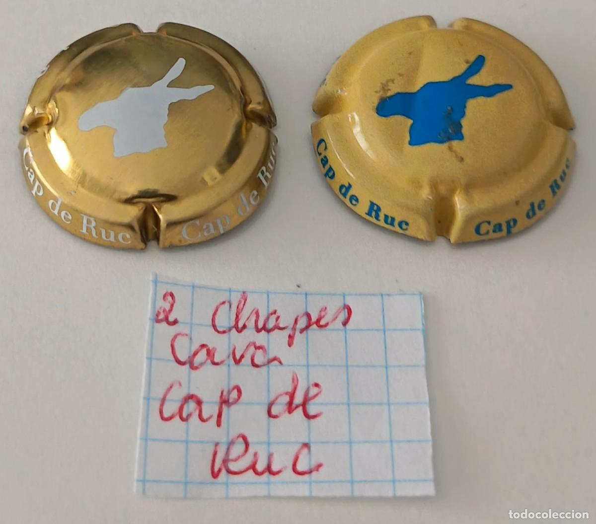 Coleccionismo de cava: 2 Chapas o placas. Cava Cap de ruc. - Foto 6