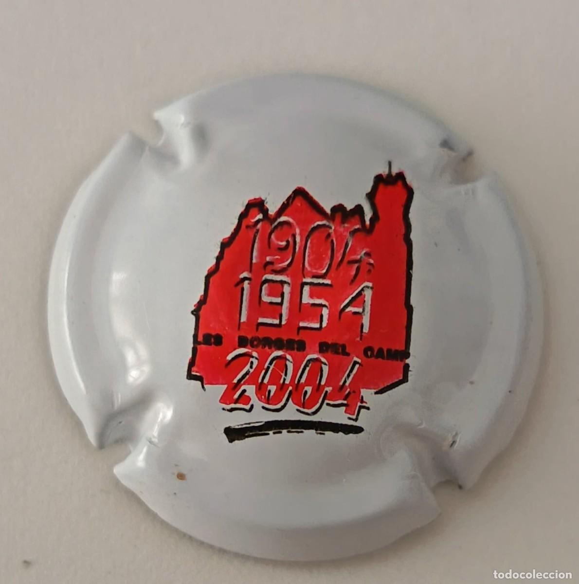 Coleccionismo de cava: Chapa o placa. Cava Conmemorativa del centenario de la cerveza Cruz Campo. A&ntilde;o 1954 - 2004.