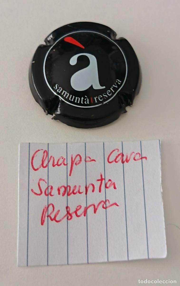 Coleccionismo de cava: Chapa o placa. Cava Samonta Reserva. - Foto 6