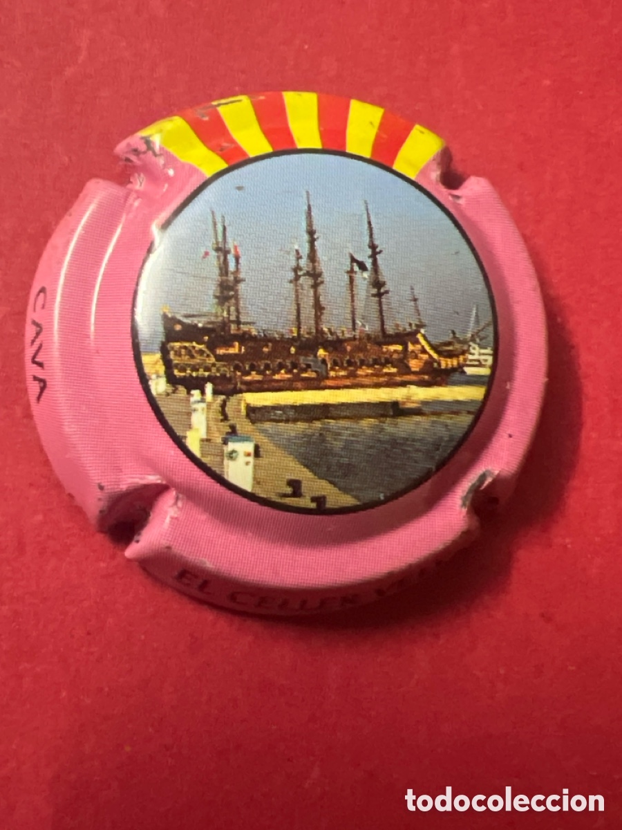 Coleccionismo de cava: T4/X47/H2. USADA - PLACA DE CAVA - EL CELLER VELL