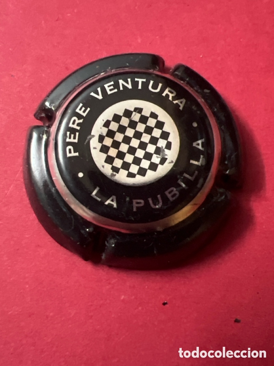 Coleccionismo de cava: T4/X44/ M6. USADA - PLACA DE CAVA - PERE VENTURA - LA PUBILLA