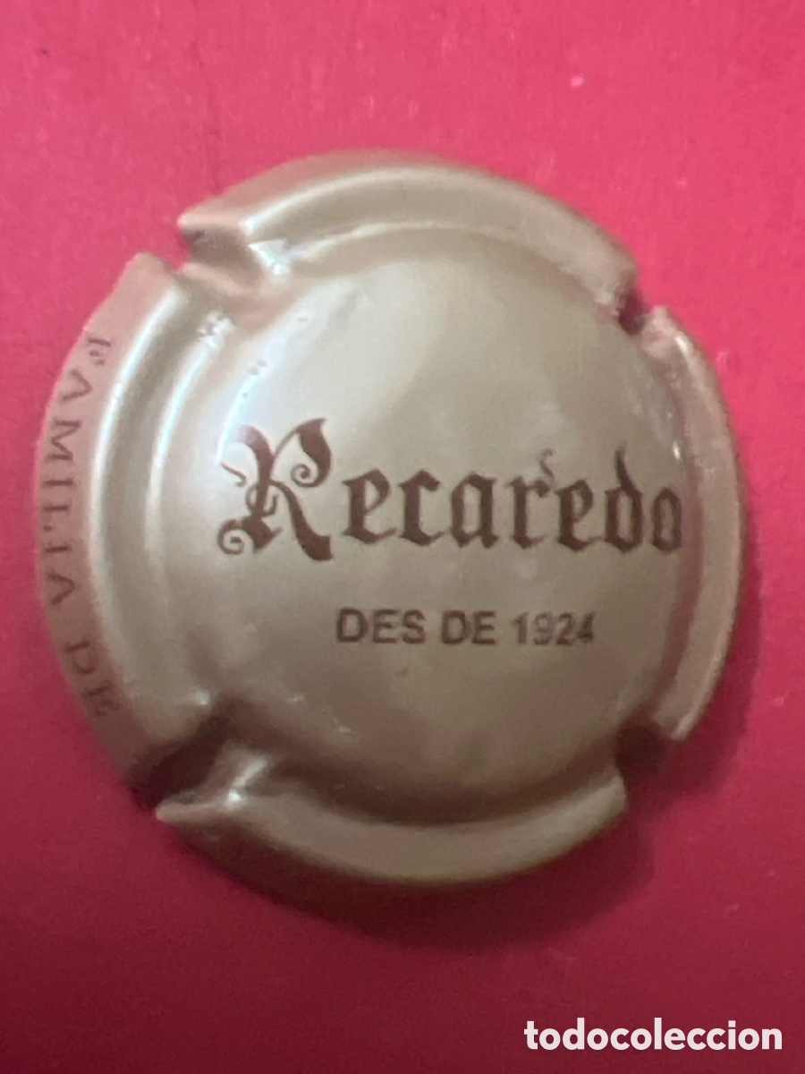 Coleccionismo de cava: T4/X42/F1. USADA - PLACA DE CAVA - RECAREDO