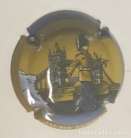 Collectionnisme de cava: PLACA DE CAVA DE JAUME SERRA DEDICADA AL CAMBIO DE GUARDIA EN LONDRES