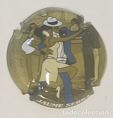 Collectionnisme de cava: PLACA DE CAVA DE JAUME SERRA DEDICADA AL TANGO