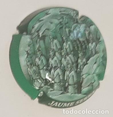 Collectionnisme de cava: PLACA DE CAVA DE JAUME SERRA DEDICADA A LOS GUERRERO DE TERRACOTA CHINOS