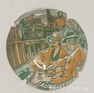 Collectionnisme de cava: PLACA DE CAVA DE JAUME SERRA DEDICADA A LA VIDA COTIDIANA EN PARIS