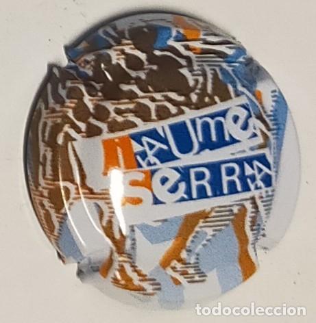 Collectionnisme de cava: PLACA DE CAVA DE JAUME SERRA DEDICADA AL NUEVO LOGO N&ordm;7