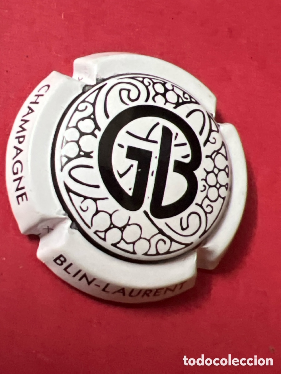 Coleccionismo de cava: T4/X43/C4. PLACA DE CHAMPAGNE - Blanc et noir Blin Guy