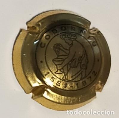 Coleccionismo de cava: PLACA DE CAVA DE CODORNIU, CON EL LOGO ORIGINAL QUE REPRESENTA A BACO