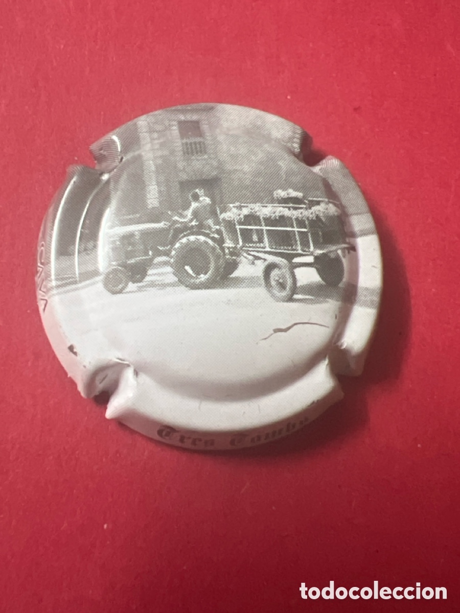 Coleccionismo de cava: T4/X43/F1. USADA - PLACA DE CAVA - TRES TOMBS