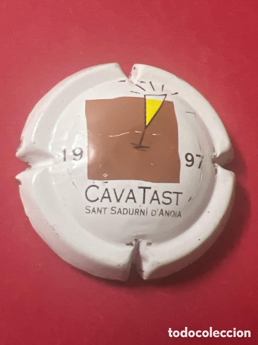 Coleccionismo de cava: T4/X60/J6. USADA - PLACA DE CAVA - PIRULA - CAVATAST 1997