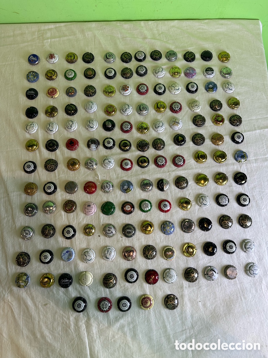 Colecionismo de cava: Gran lote colecci&oacute;n 149 placas de cava y champagne variadas