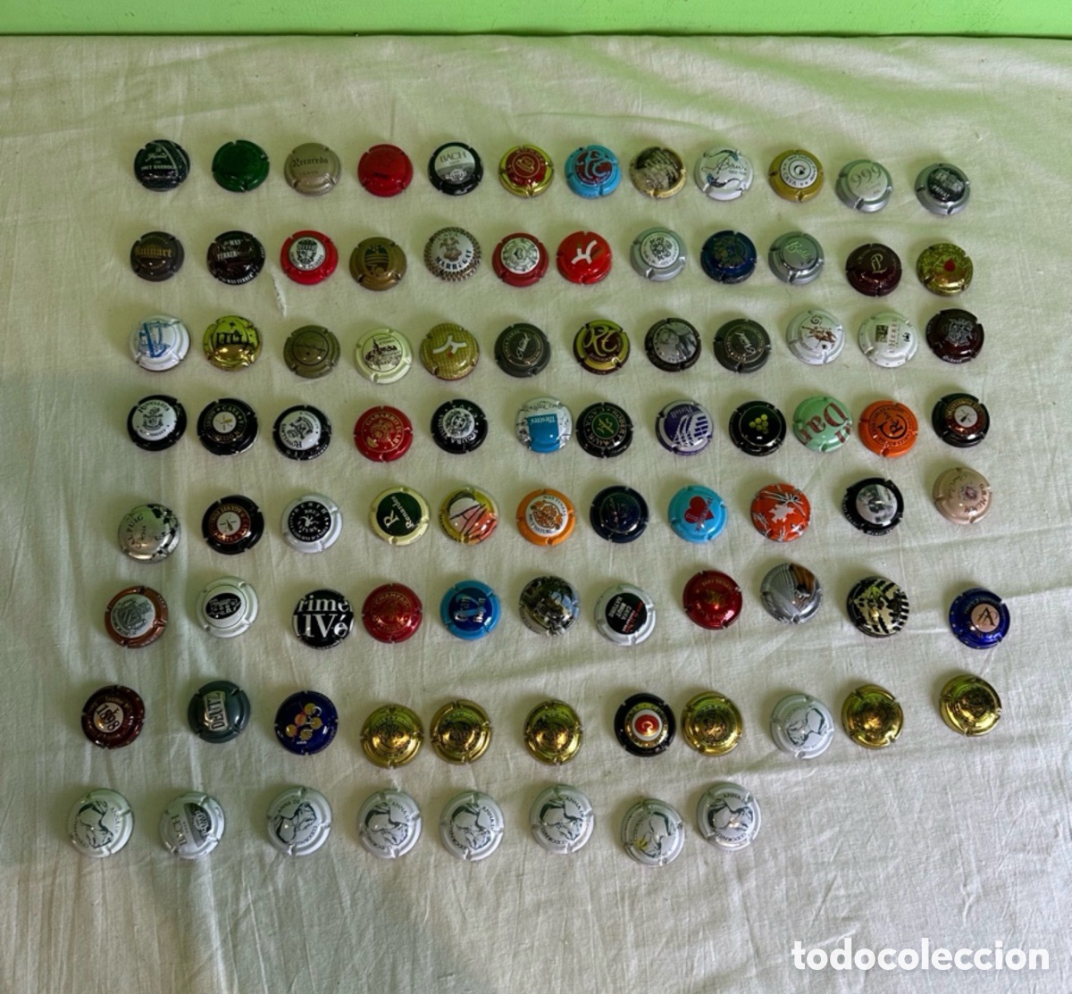 Colecionismo de cava: Gran lote colecci&oacute;n 92 placas de cava y champagne variadas
