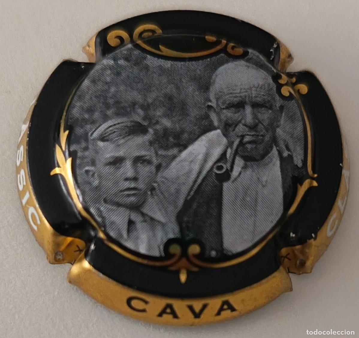 Coleccionismo de cava: Chapa o placa de cava. Cava Vallformosa Classic.