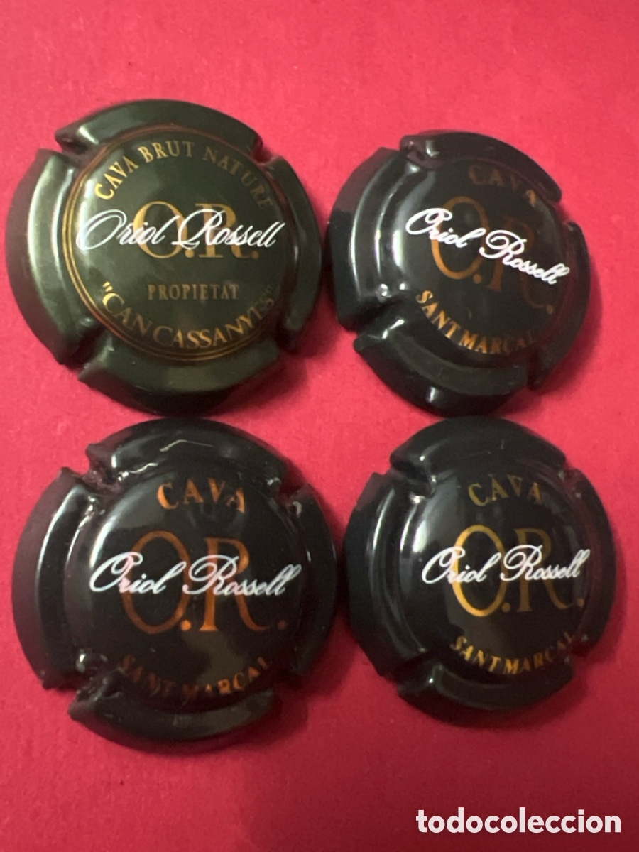 Collectionnisme de cava: T4/sX51/H3. LOTE DE 4 PLACA - ORIOL ROSELL