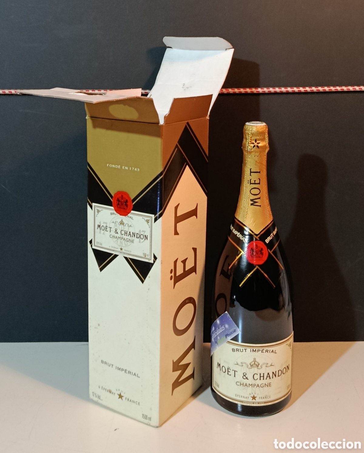 Coleccionismo de cava: CHAMPAGNE MO&Euml;T ET CHANDON BRUT IMP&Eacute;RIAL 1997 MAGNUM 1500ml.