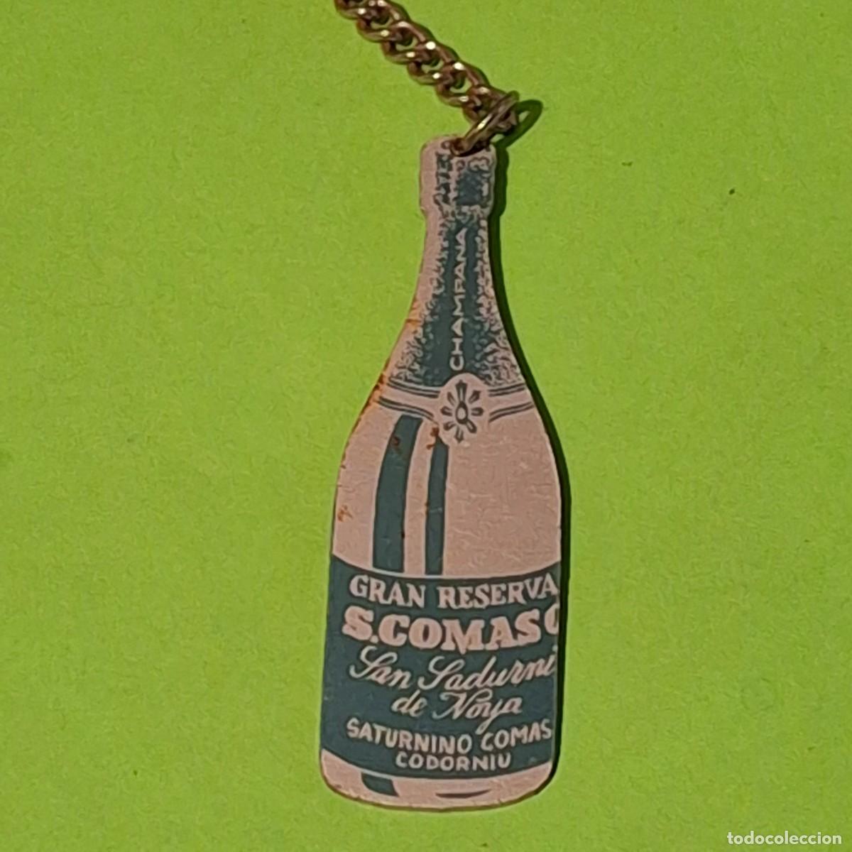 Coleccionismo de cava: LLAVERO - CAVA CODORNIU - SATURNINO COMAS - SAN SADURNI DE NOYA - NO PLACA BOTELLA