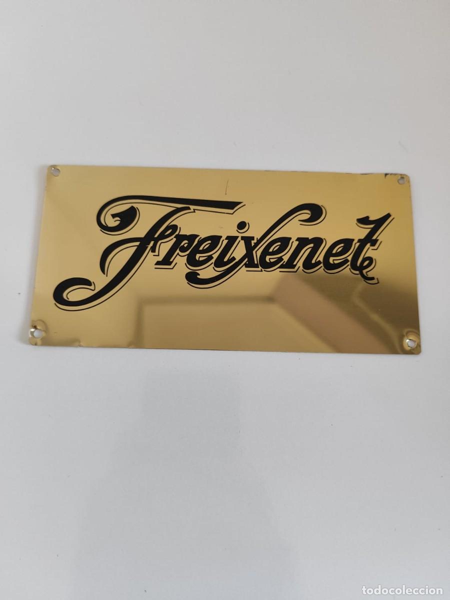 Coleccionismo de cava: Placa Met&aacute;lica Cava Freixenet