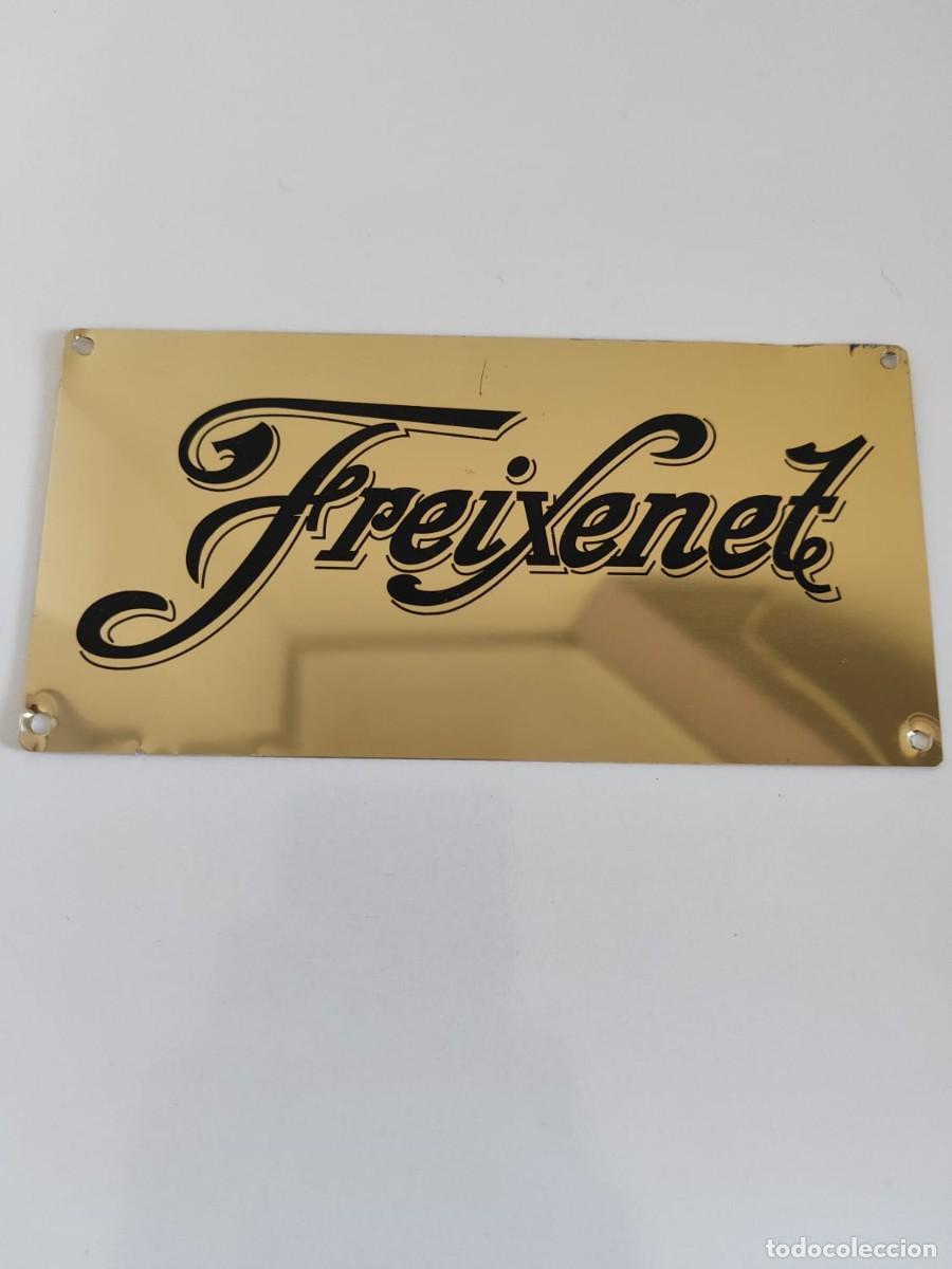 Coleccionismo de cava: Placa Met&aacute;lica Cava Freixenet - Foto 2
