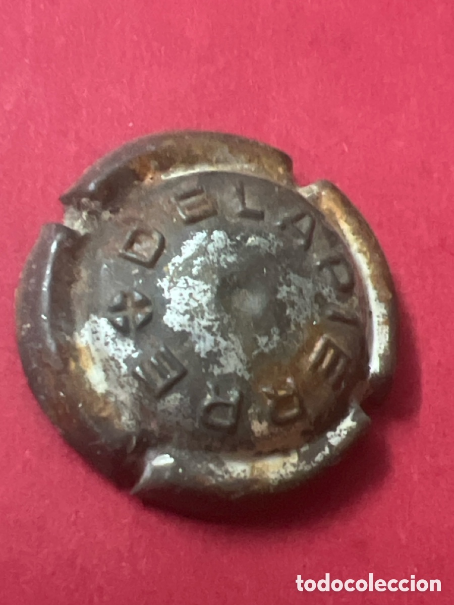 Coleccionismo de cava: T4/X76/D6. PLACA DE CAVA - USADA - DELAPIERRE