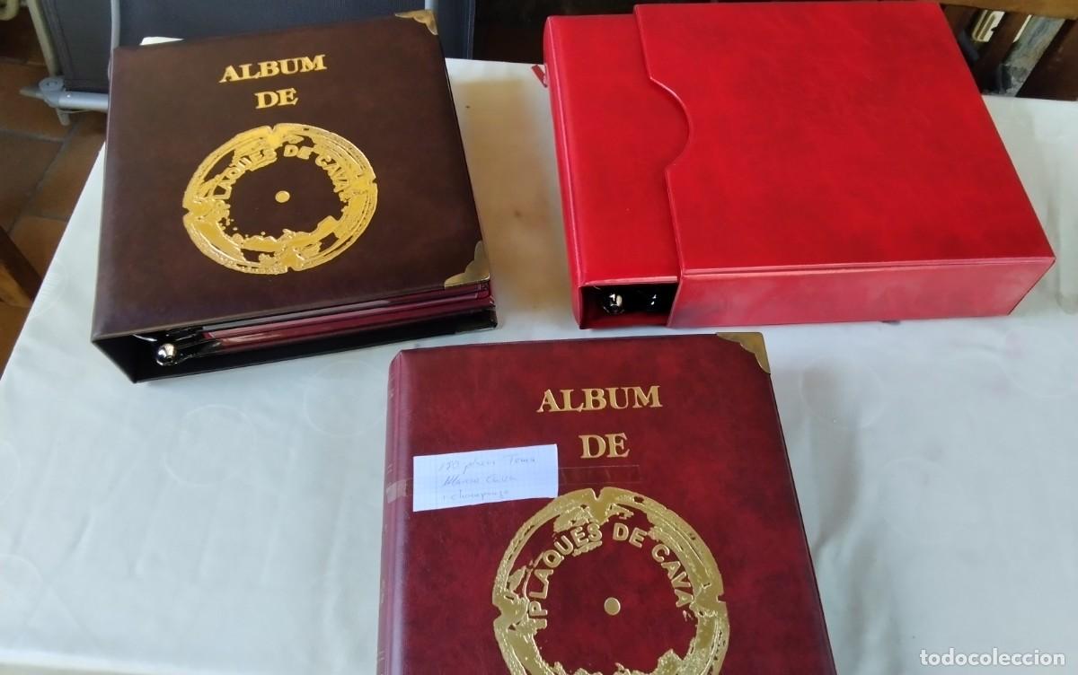 Coleccionismo de cava: TRES ALBUMES PLACAS DE CAVA MONTADOS CON 180 PLACAS EN BANDEJAS CADA UNO TOTAL 540 PLACAS ALTO VALOR