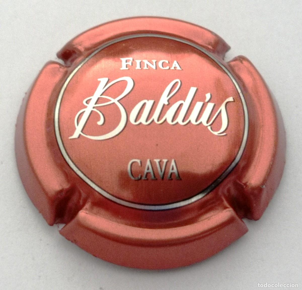 Coleccionismo de cava: PLACA CHAPA CAVA ''BALD&Uacute;S''