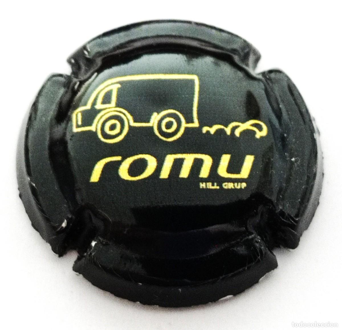 Coleccionismo de cava: PLACA CHAPA CAVA (PIRULA) ''ROMU''