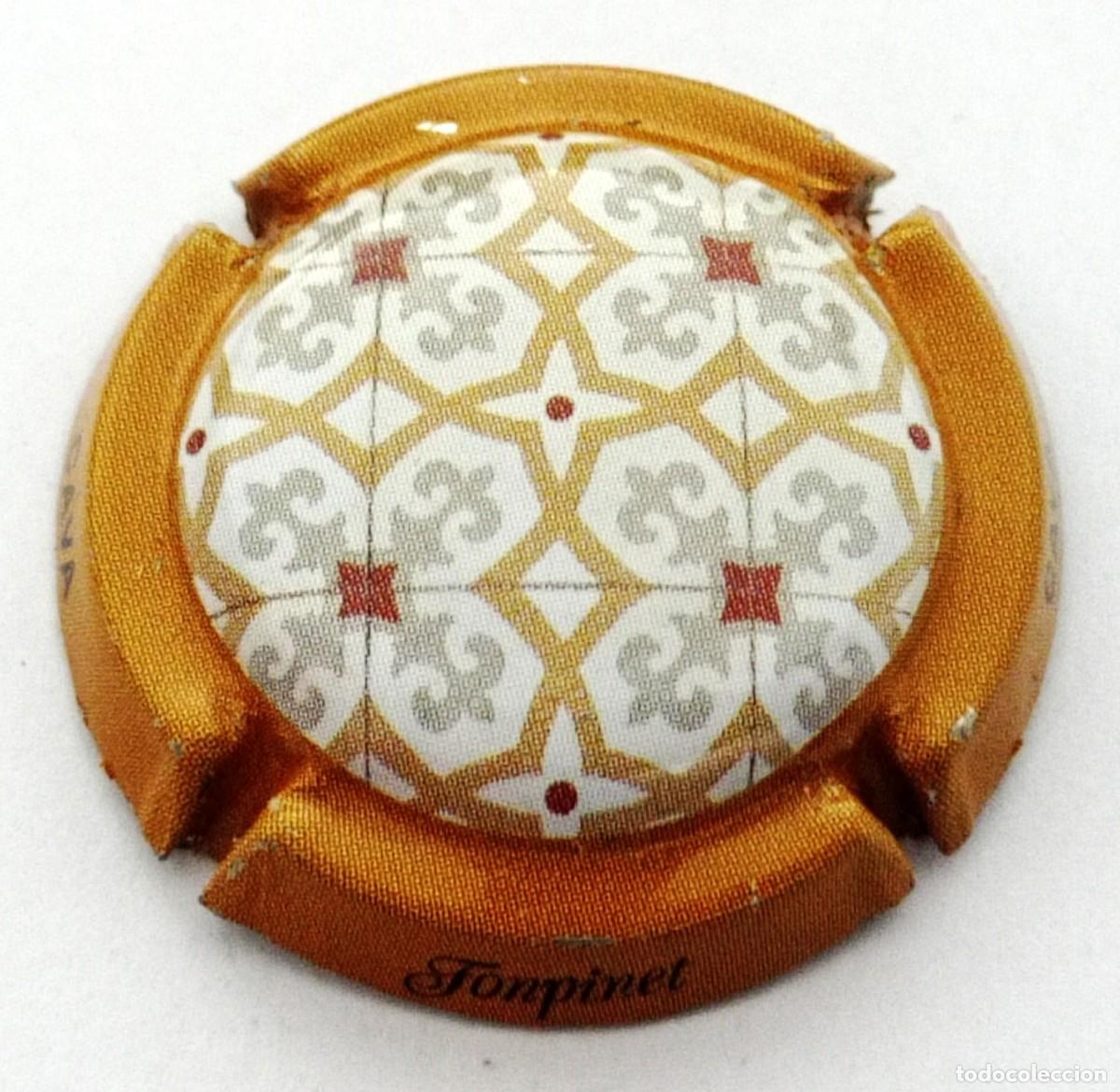 Coleccionismo de cava: PLACA CHAPA CAVA ''FONPINET''