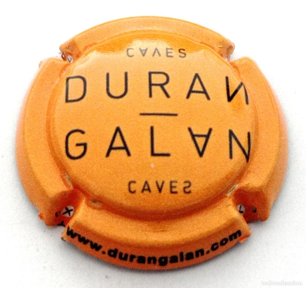 Coleccionismo de cava: PLACA CHAPA CAVA ''DURAN GALAN''