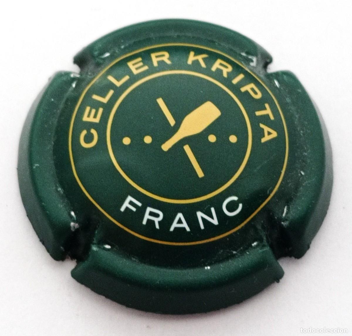 Coleccionismo de cava: PLACA CHAPA CAVA ''TORELL&Oacute;'' KRIPTA FRANC