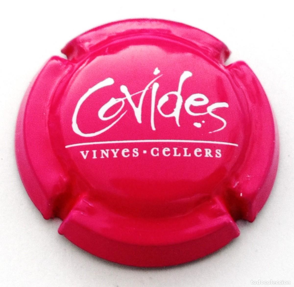 Coleccionismo de cava: PLACA CHAPA CAVA ''COVIDES''