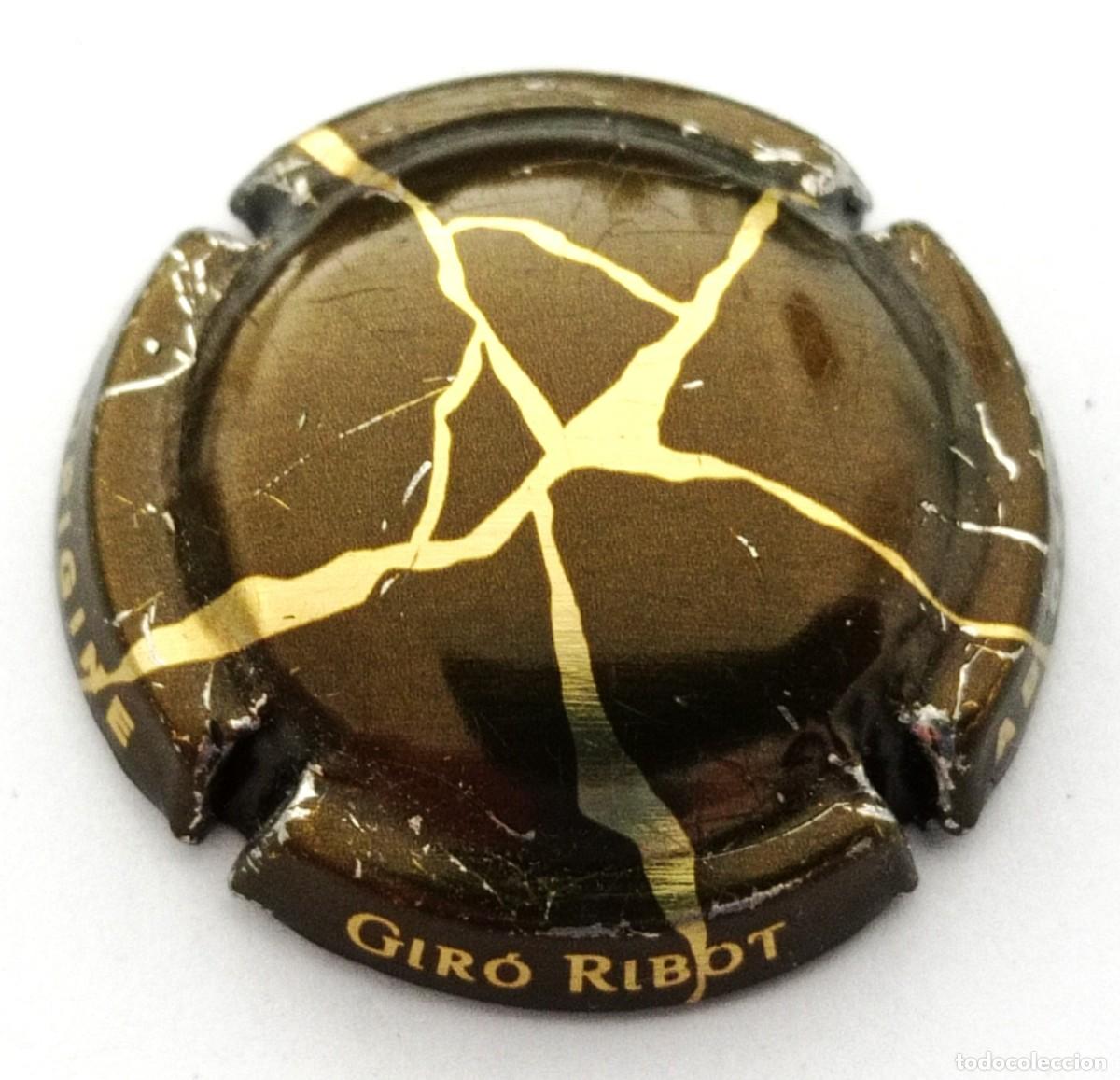 Coleccionismo de cava: PLACA CHAPA CAVA ''GIR&Oacute; RIBOT''