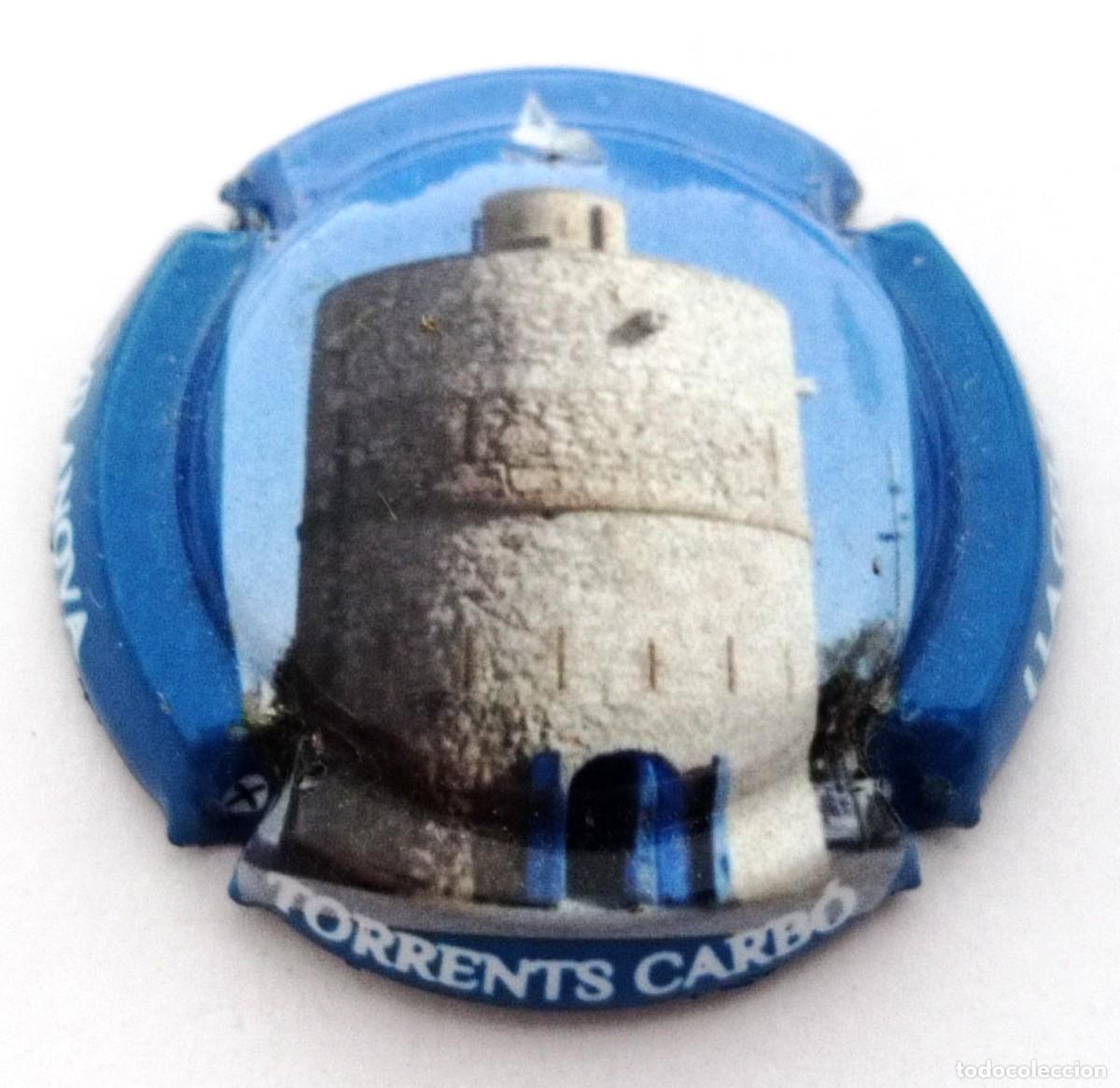 Coleccionismo de cava: PLACA CHAPA CAVA ''TORRENTS & CARB&Oacute;''