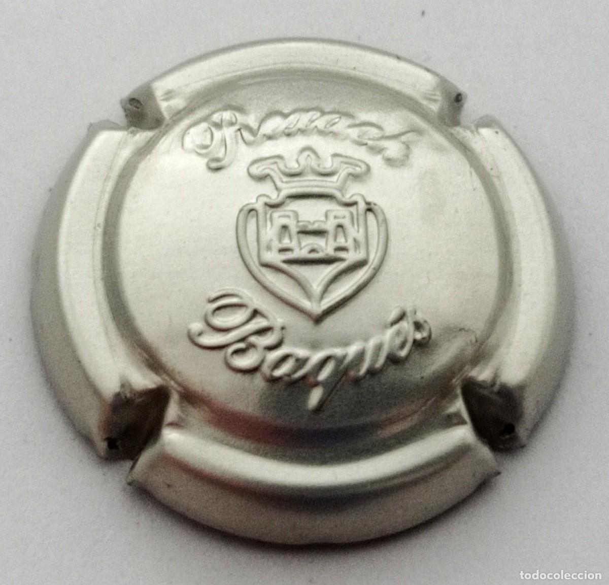 Coleccionismo de cava: PLACA CHAPA CAVA ''REXACH BAQU&Eacute;S''