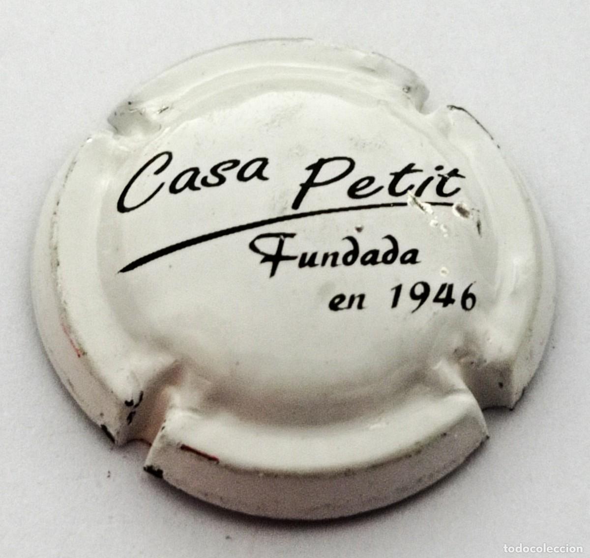 Coleccionismo de cava: PLACA CHAPA CAVA ''CASA PETIT''